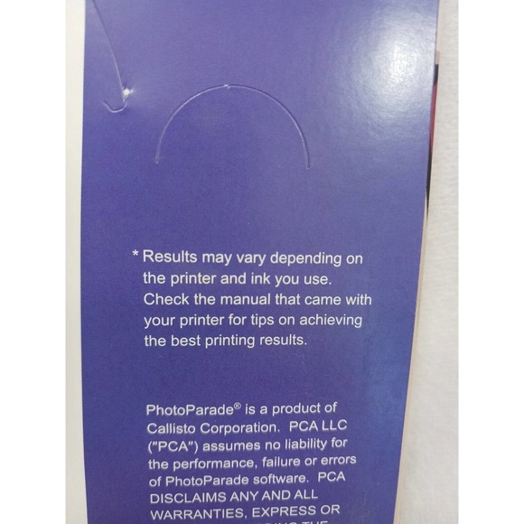 Photo Paper Sticker Kit 5 Sheets Stick Labels w CD instructions Crafts - Picture 9 of 16